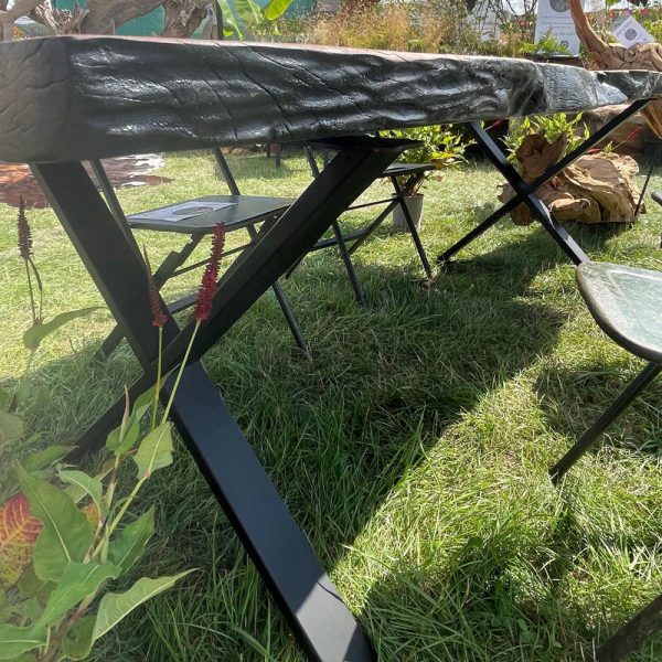 2.4m Flowerwood Dining Table - Image 2