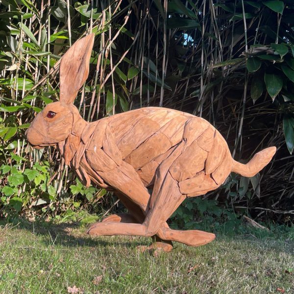 Running Hare Sculpture - Image 2
