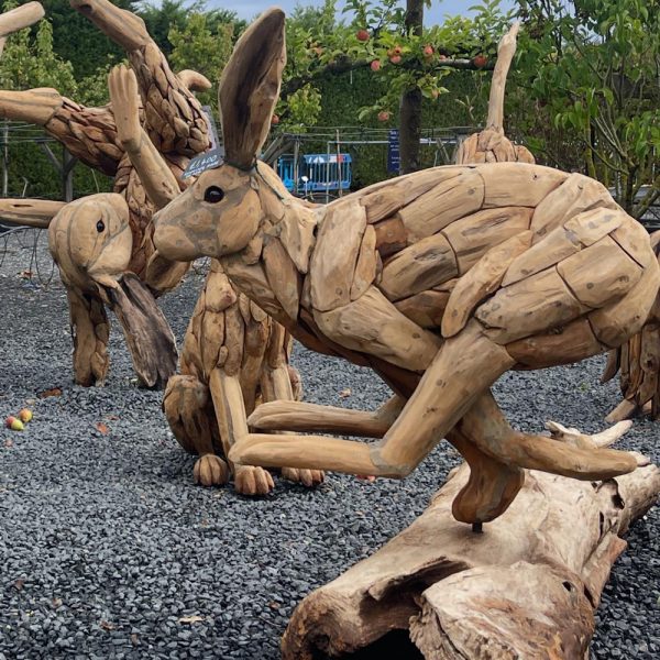 Running Hare Sculpture - Image 3